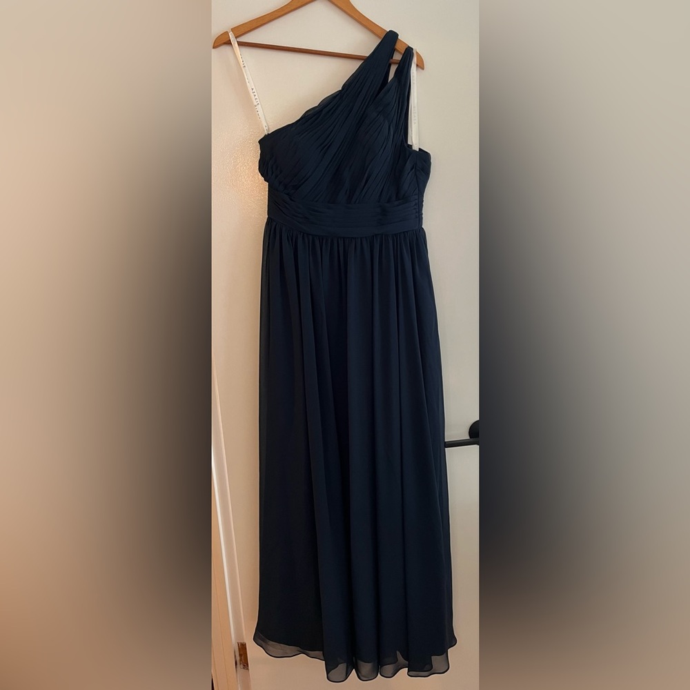 Azazie Molly Dark Navy Dress Custom Size